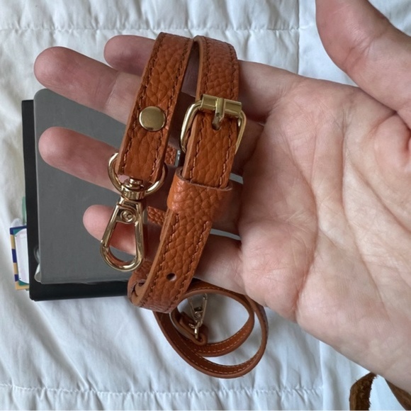 Genuine Leather Brown Purse Strap Replacement Chestnut Brown - Picture 4 of 4